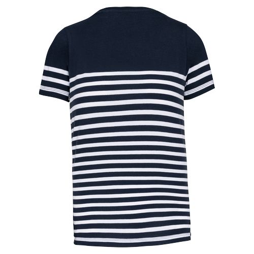 T-shirt marin col rond Bio enfant - 8