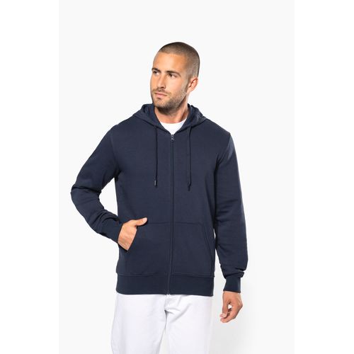 Sweat-shirt écoresponsable zippé à capuche homme thumbnail 2