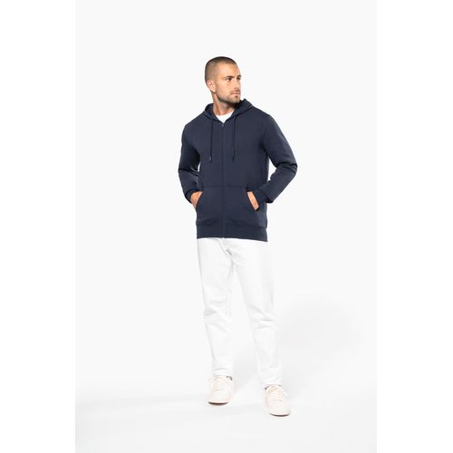 Sweat-shirt écoresponsable zippé à capuche homme thumbnail 4