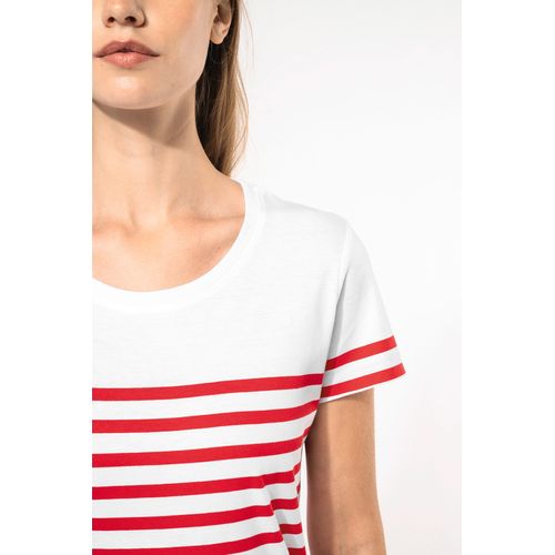 T-shirt marin col rond Bio femme - 3