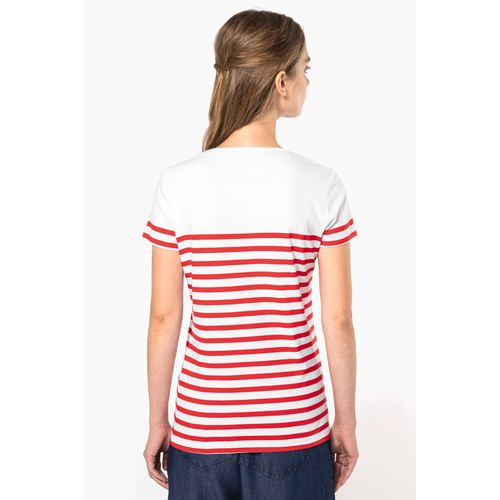 T-shirt marin col rond Bio femme - 2