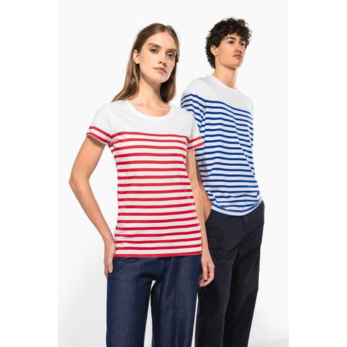 T-shirt marin col rond Bio femme - 6