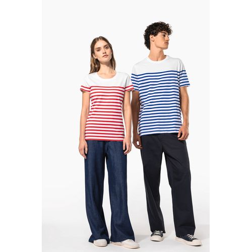 T-shirt marin col rond Bio femme - 10