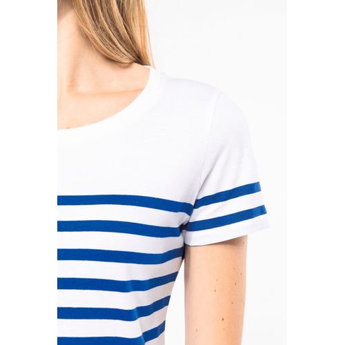 T-shirt marin col rond Bio femme - 11