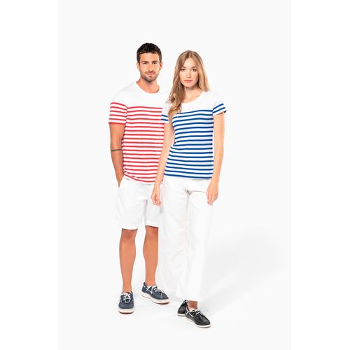 T-shirt marin col rond Bio femme - 8