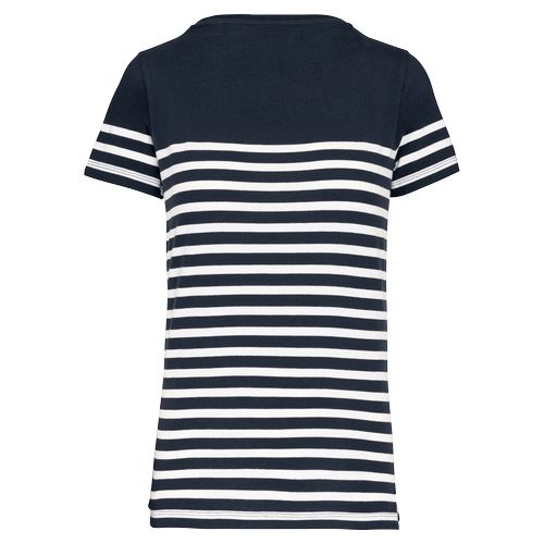 T-shirt marin col rond Bio femme - 14