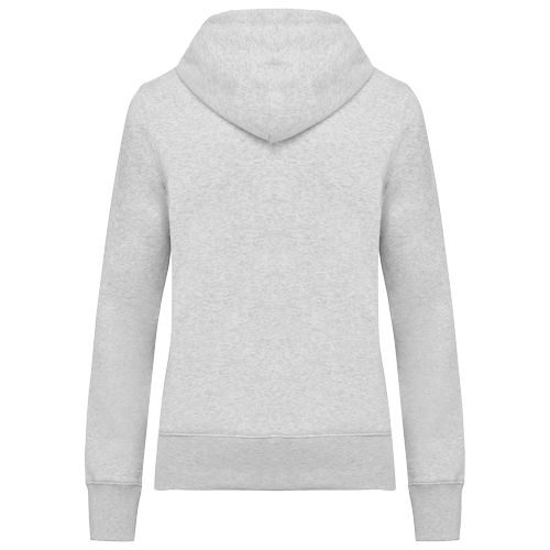 Sweat-shirt écoresponsable zippé à capuche femme - 14