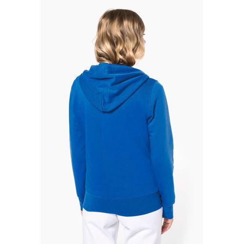 Sweat-shirt écoresponsable zippé à capuche femme - 2