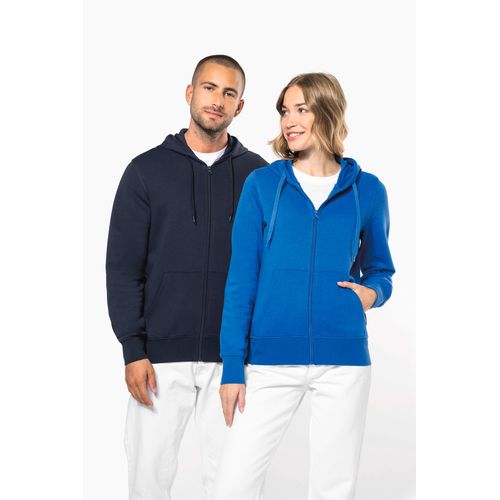 Sweat-shirt écoresponsable zippé à capuche femme - 7