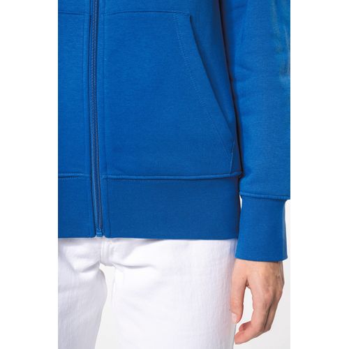 Sweat-shirt écoresponsable zippé à capuche femme thumbnail 5