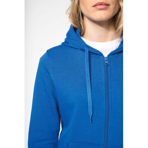 Sweat-shirt écoresponsable zippé à capuche femme - 3