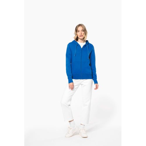 Sweat-shirt écoresponsable zippé à capuche femme - 11