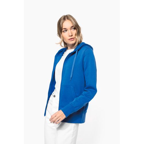 Sweat-shirt écoresponsable zippé à capuche femme - 8