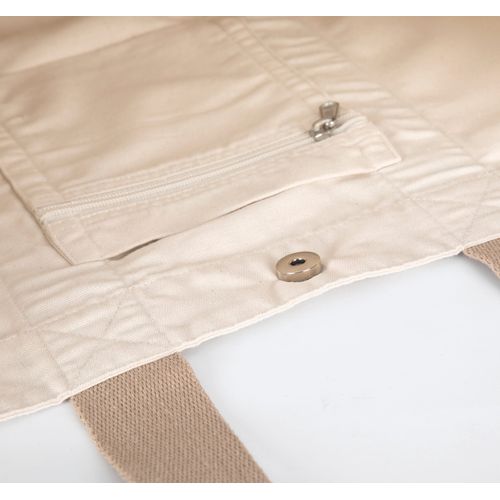 Grand sac shopping à soufflet recyclé - 7