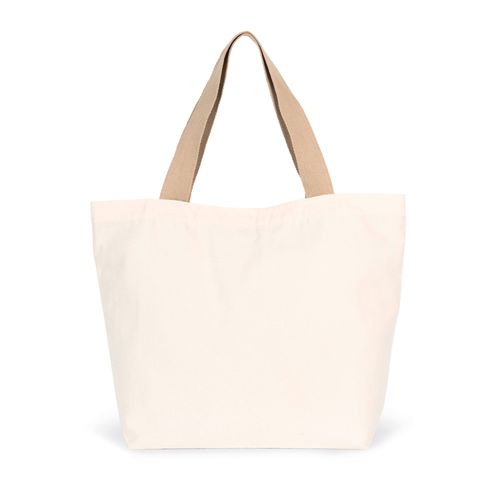 Grand sac shopping recyclé à fond plat thumbnail 4