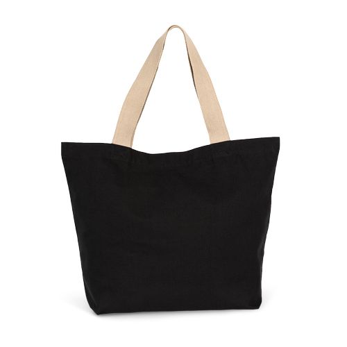 Grand sac shopping recyclé à fond plat thumbnail 6