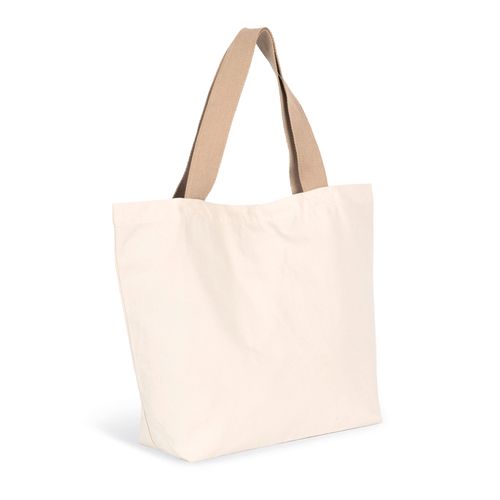 Grand sac shopping recyclé à fond plat - 5