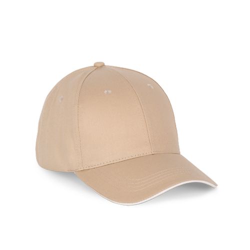 Casquette avec sandwich contrasté - 6 panneaux - 12