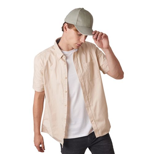 GORRA ALGODÓN ORGÁNICO CON SÁNDWICH CONTRASTADO - 6 PANELES