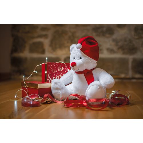 Peluche zippée ours de Noël - 1