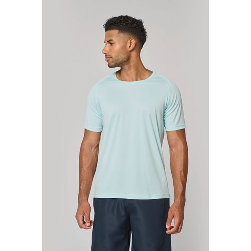 T-shirt de sport à col rond recyclé homme - 1
