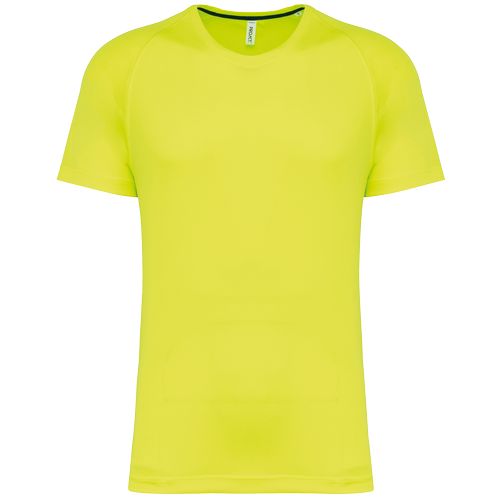 T-shirt de sport à col rond recyclé homme
