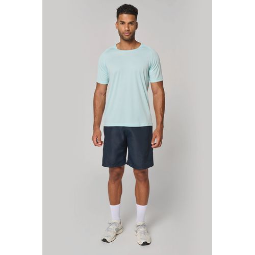 T-shirt de sport à col rond recyclé homme