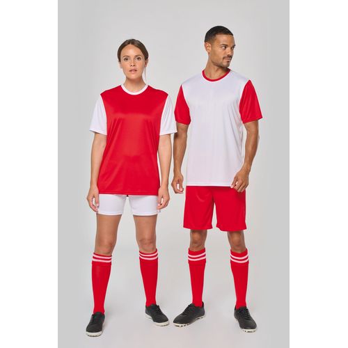 Maillot manches courtes bicolore unisexe - 4