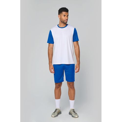 Maillot manches courtes bicolore unisexe - 2
