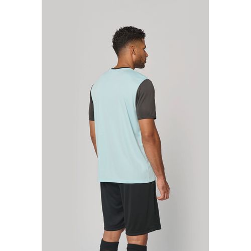 Camiseta multideporte bicolor de manga corta unisex