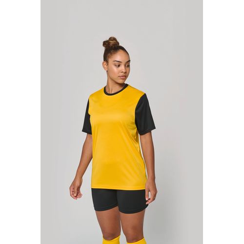 Camiseta multideporte bicolor de manga corta unisex