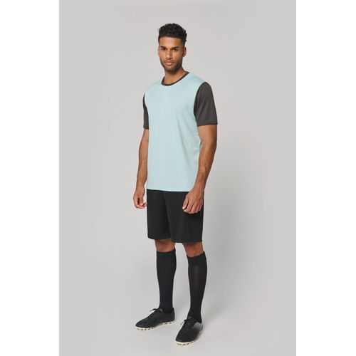 Camiseta multideporte bicolor de manga corta unisex