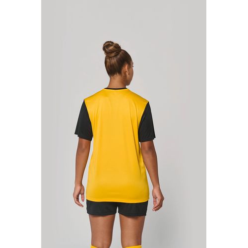 Camiseta multideporte bicolor de manga corta unisex