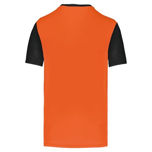 Camiseta multideporte bicolor de manga corta unisex