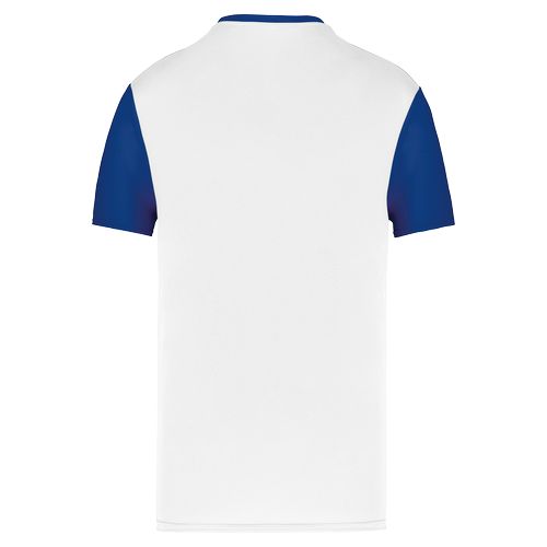 Camiseta multideporte bicolor de manga corta unisex