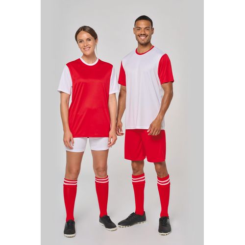 Maillot manches courtes bicolore unisexe - 5