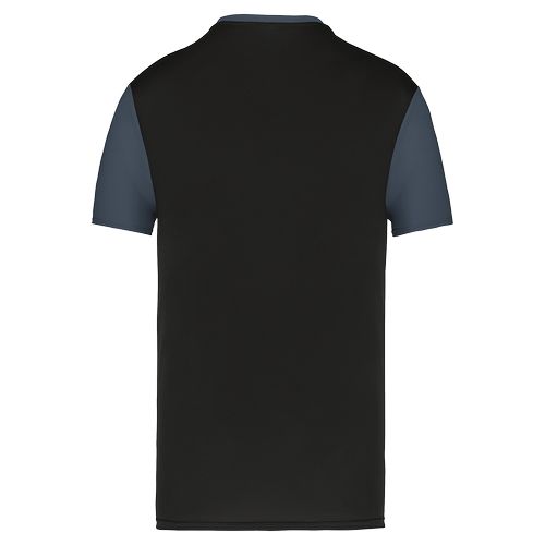 Maillot manches courtes bicolore unisexe - 8
