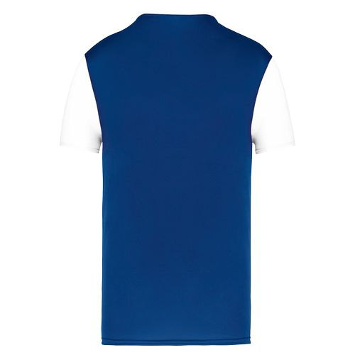 Camiseta multideporte bicolor de manga corta unisex