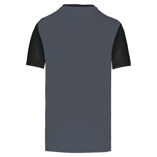 Camiseta multideporte bicolor de manga corta unisex