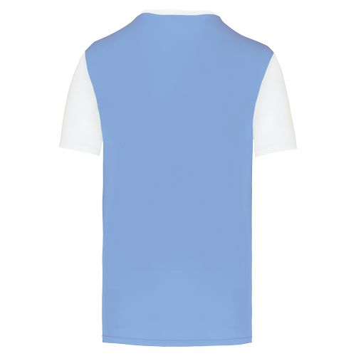 Camiseta multideporte bicolor de manga corta unisex