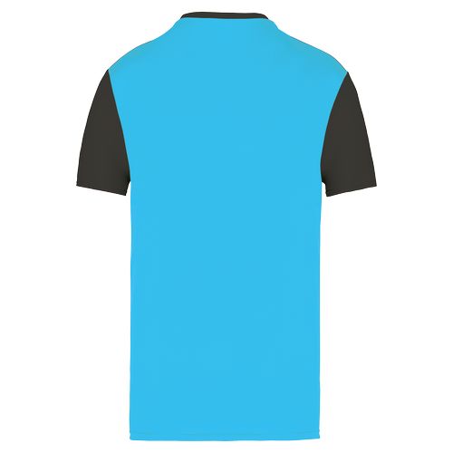 Camiseta multideporte bicolor de manga corta unisex