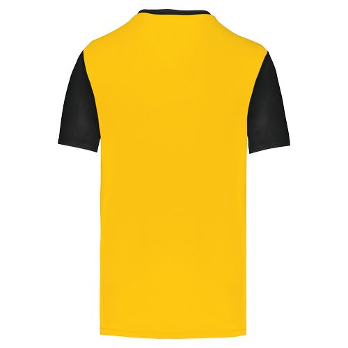 Camiseta multideporte bicolor de manga corta unisex