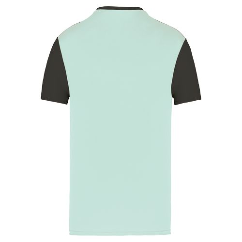 Camiseta multideporte bicolor de manga corta unisex