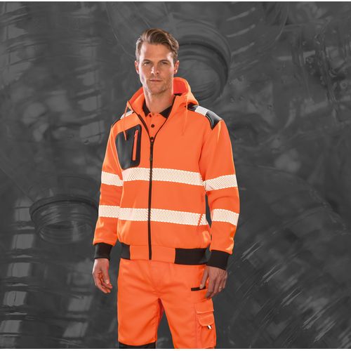 SUDADERA CAPUCHA DE SEGURIDAD - MATERIAL RECICLADO