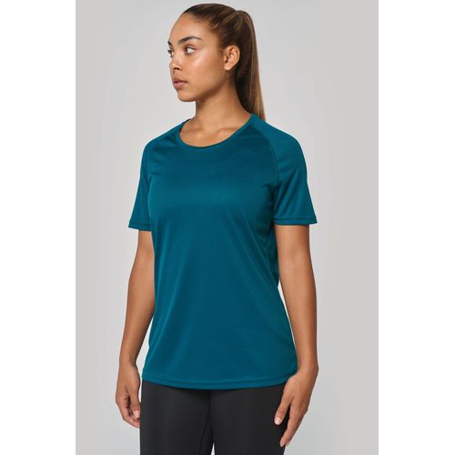 T-shirt de sport à col rond recyclé femme - 1