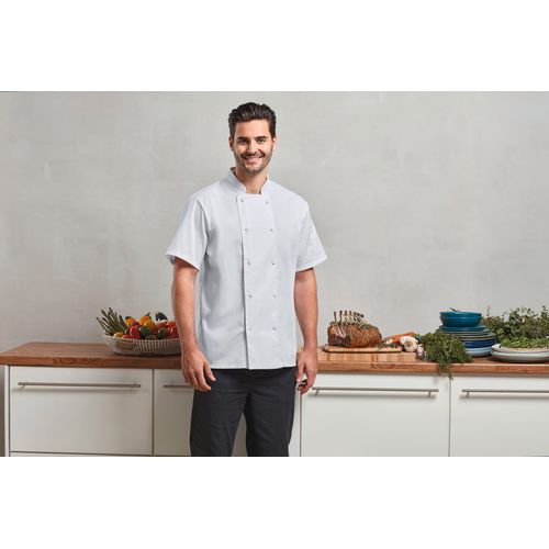 Veste chef cuisinier manches courtes Coolchecker® - 1