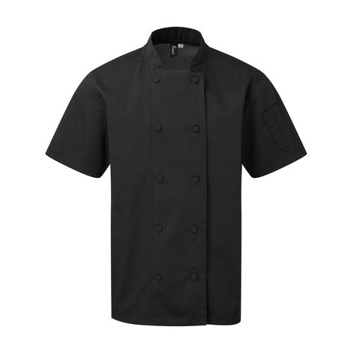 Veste chef cuisinier manches courtes Coolchecker® - 5