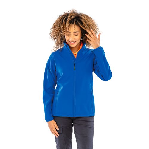 CHAQUETA SOFTSHELL MATERIAL RECICLADO MUJER