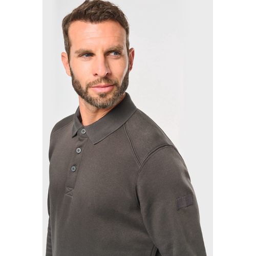 Sweat-shirt col polo homme - 7
