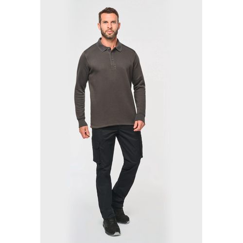 Sweat-shirt col polo homme - 4